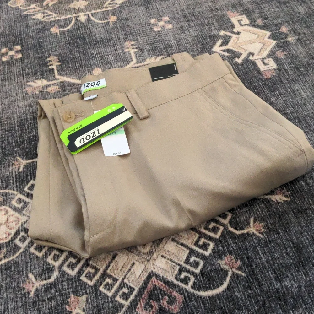 men's izod tan pants 34/30 - Picture 7 of 7